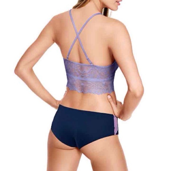 PINK Victoria's Secret Purple Unlined Set - Picture 6 of 6